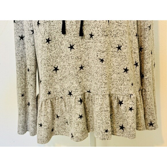 Jane and Delancey Women Size L Star Print Hoodie Boho Athleisure Fall - Picture 3 of 10